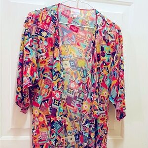 Lularoe women’s duster size small multi color